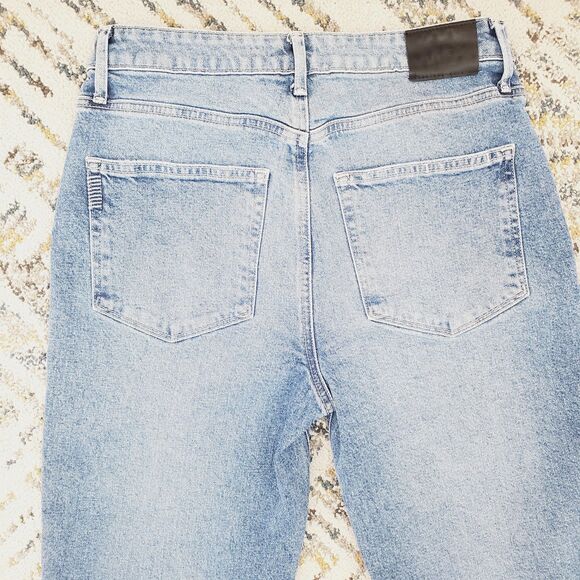 Paige Stella Straight Jean Distressed Denim Jeans Womens 30" - Picture 5 of 13